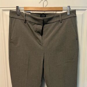 J Crew Women's Petite Size 12 Heather Gray Ruby Crop Pants K0106